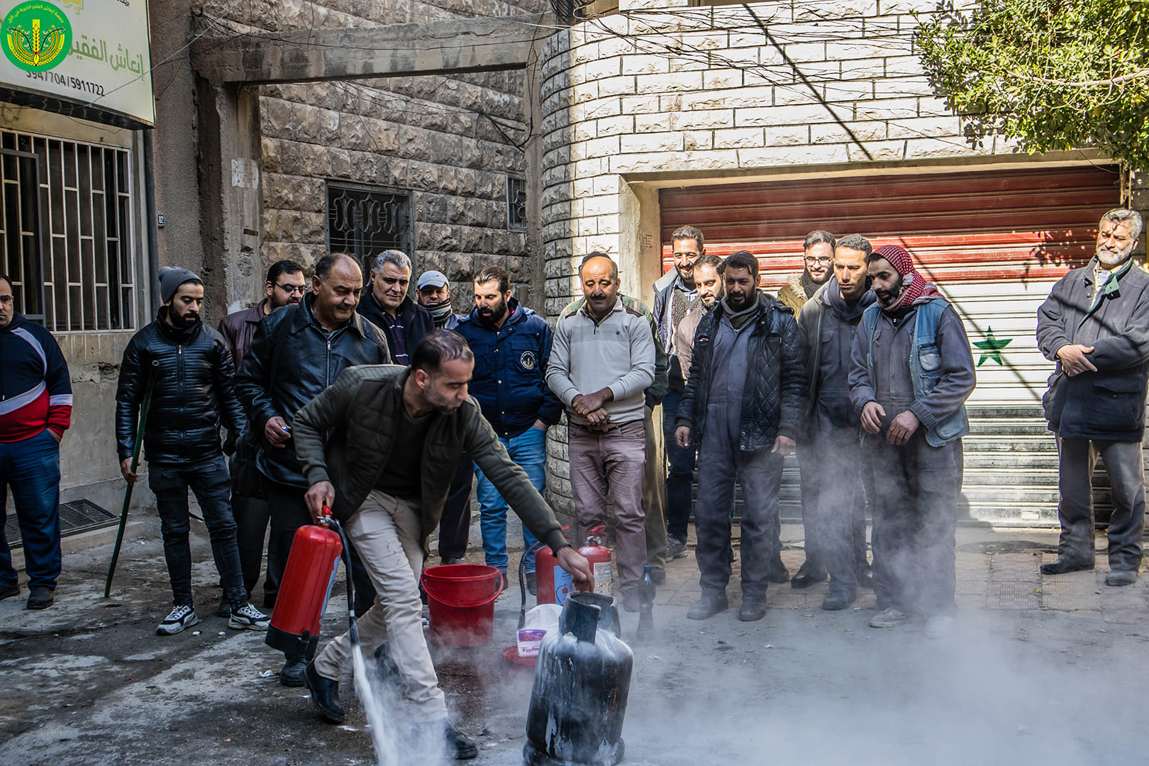 طرق إخماد الحرائق وطرق الإخلاء المنظم